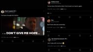 A collage of some of the negative fans reactions to Ned Luke's latest remarks (Image via X)